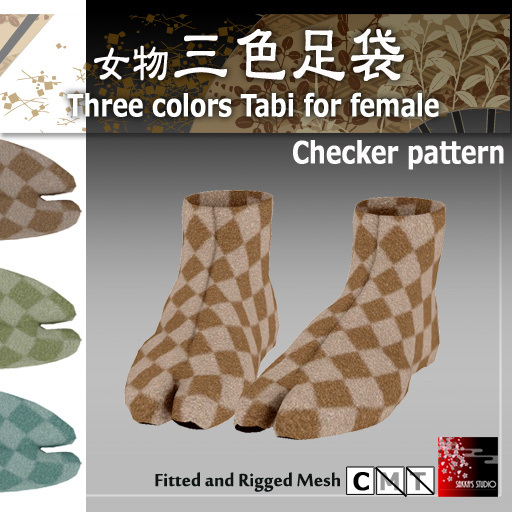 ~Ss~Female Tabi Fit and rigged Checker