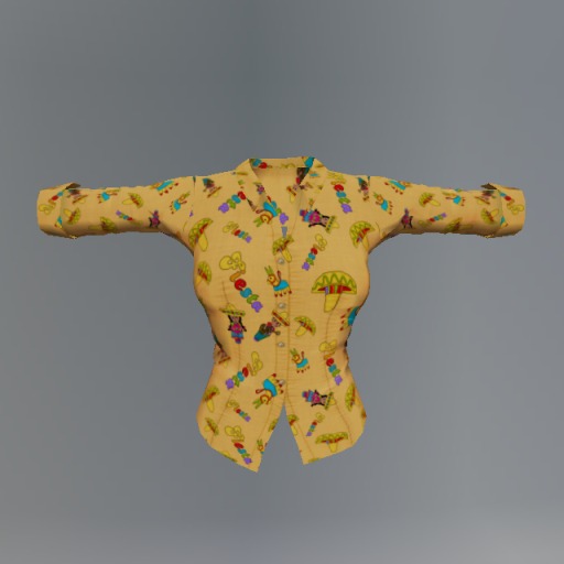 Yellow Fiesta Mesh Shirt box
