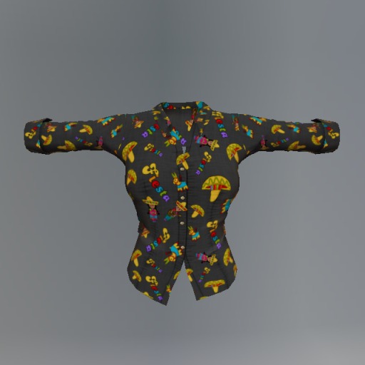 Charcoal Fiesta Mesh Shirt box