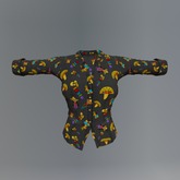 Charcoal Fiesta Mesh Shirt