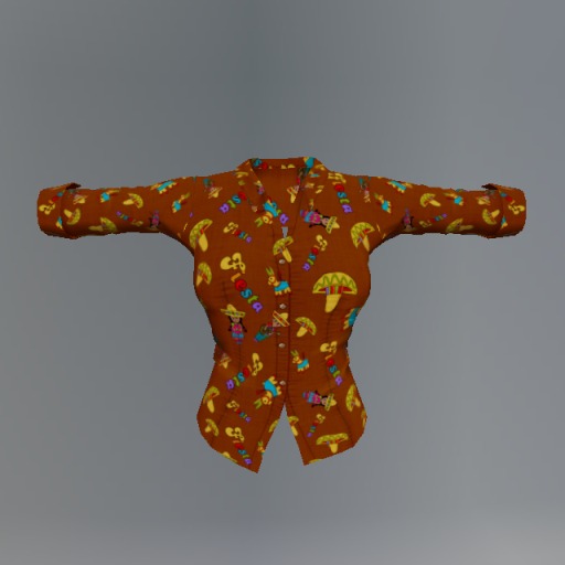 Orange Fiesta Mesh Shirt