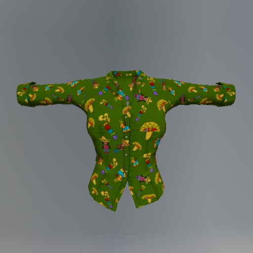 Green Fiesta Mesh Shirt box