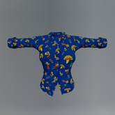 Blue Fiesta Mesh Shirt