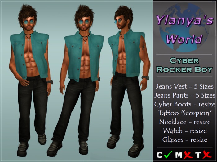 Ciber ​​Rocker Boy Outfit 