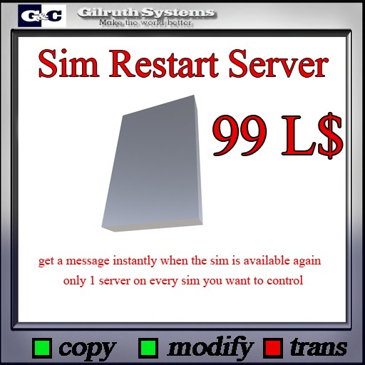 Region Restart Infoserver