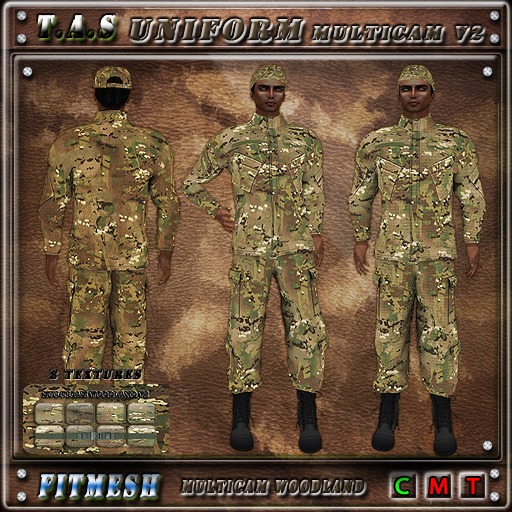 FITMESH UNIFORM MULTICAM WOODLAND v2