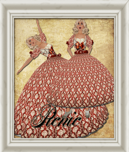 Shabby Chic Picnic Dress Updated - Resizeable