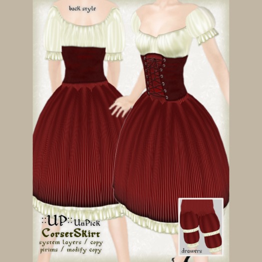 ::UP::CorsetSkirt [red]