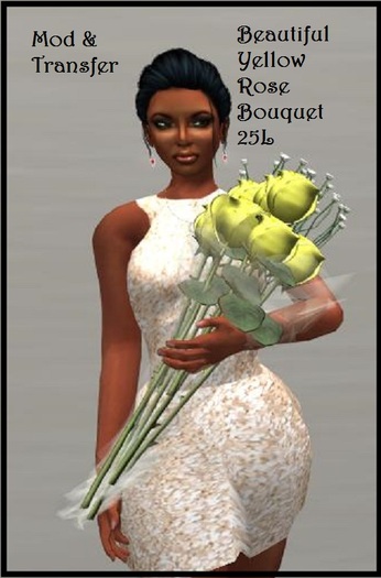 Yellow Rose Flower Bouquet