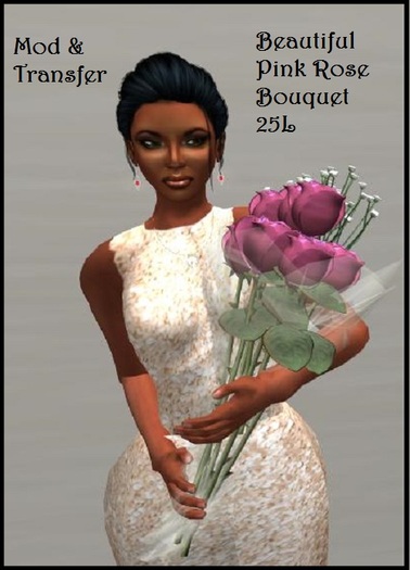 Pink Rose Flower Bouquet