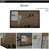 DIGS - Keene Desktop Pinboard [MESH]