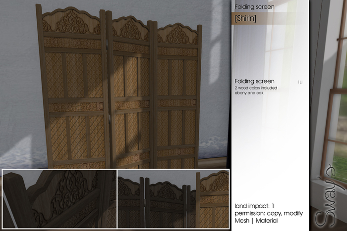 Sway's [Shirin] Folding screen