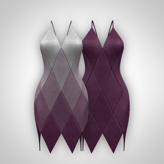 ANOIRCRE Rhombe Dress Pink