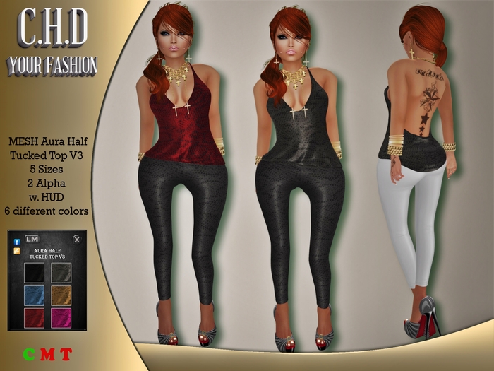 [C.H.D] Aura Half Tucked Top V3