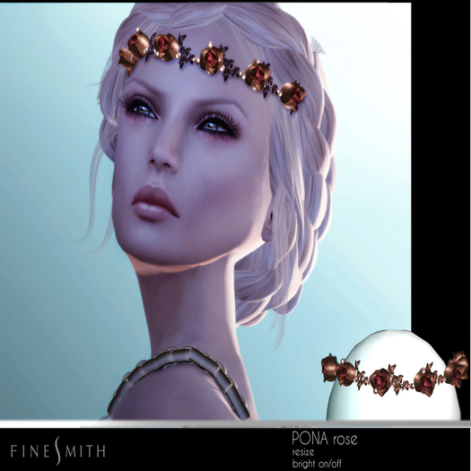 FINESMITH PONA tiara rose gold