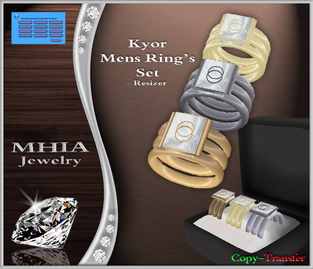 [MHIA] Kyor Men's Ring Set