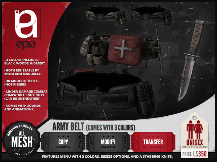 (epia) - Army Belt DEMO