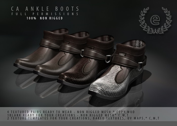 DEMO EMOS  ANKLE BOOTS