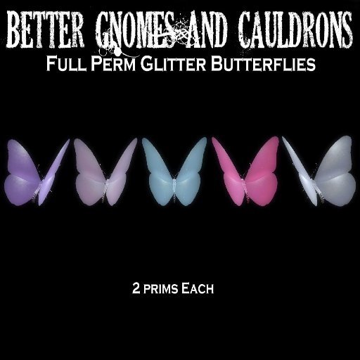 BGC Glitter Butterflies (boxed)