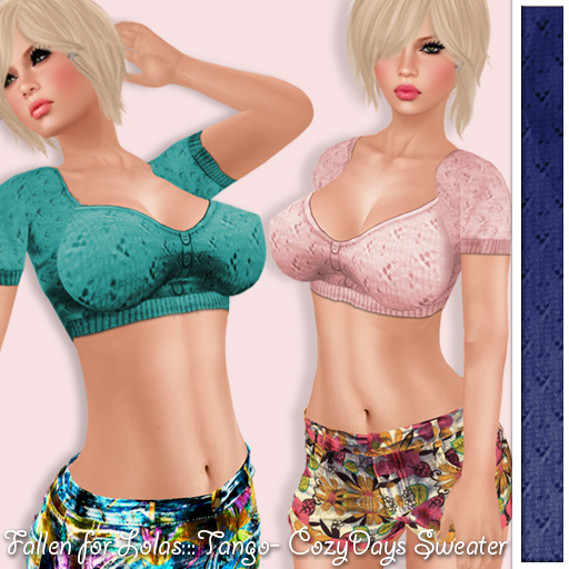 CozyDays Sweater- Lolas/ Tango Marine