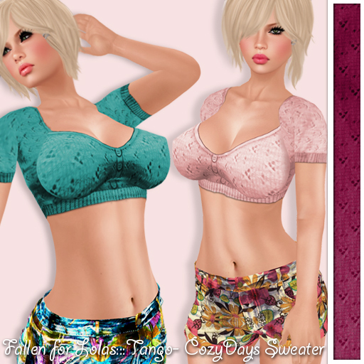 CozyDays Sweater- Lolas/ Tango Fuschia