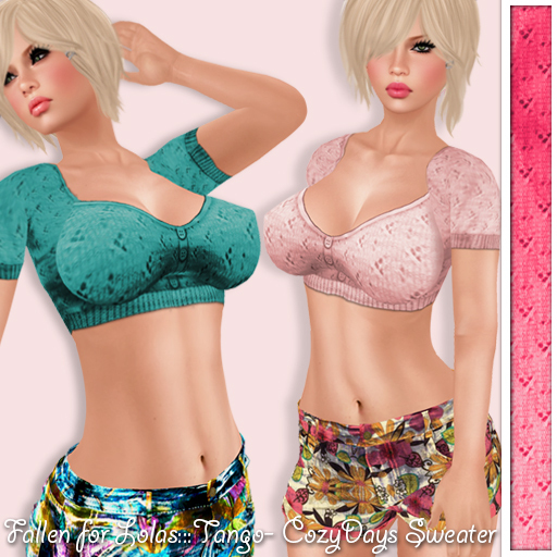 CozyDays Sweater- Lolas/ Tango HotPink