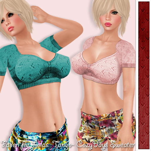 CozyDays Sweater- Lolas/ Tango Blood