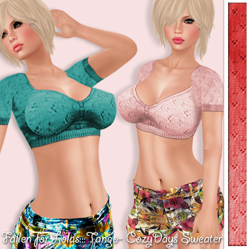 CozyDays Sweater- Lolas/ Tango Cherry