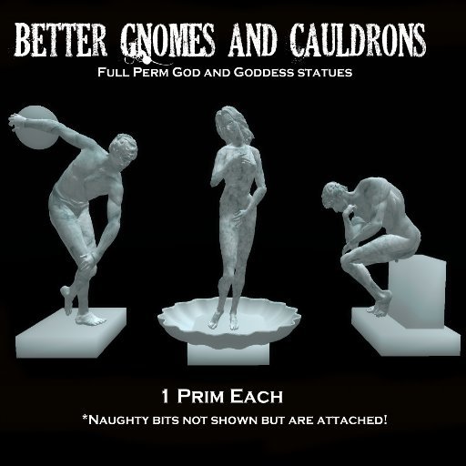 BGC Full Perm God and Goddess Statues (boxed)