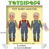 TOTSIPOP! TOT Baby Clothing Denim Overall Set
