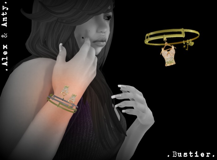 Alex & Anty - Bustier - Gold