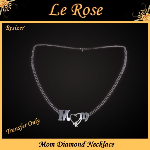 Mom Diamond Necklace - Gift Box
