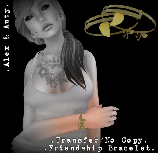 Alex & Anty - Friendship Heart - Gold