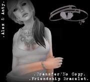 Alex & Anty - Friendship Hearts - Silver