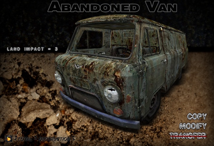 DISCOUNT! Abandoned Van - LI 3 - Copy - Mod