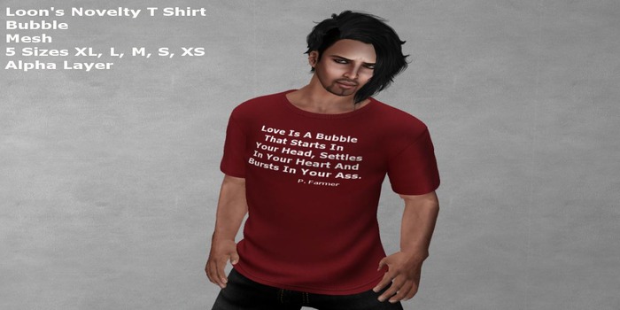 Loon's New Novelty T-Shirts(Bubble) 
