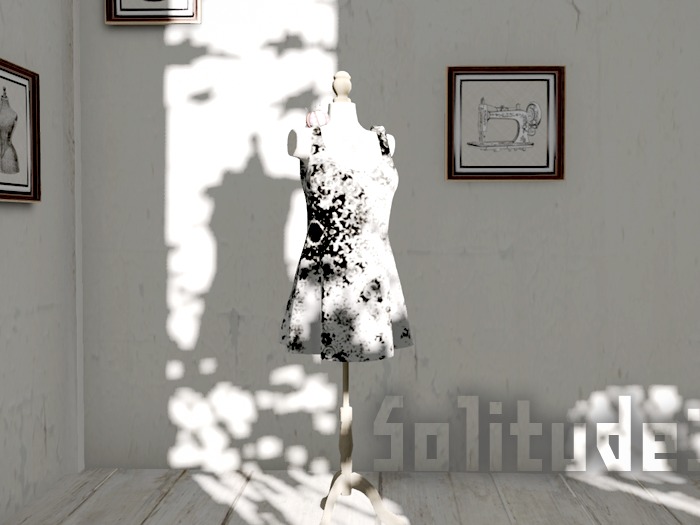 Solitude: Mini dress White
