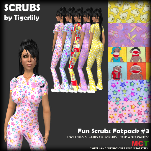 *SCRUBS* Fun Scrubs Fatpack #3