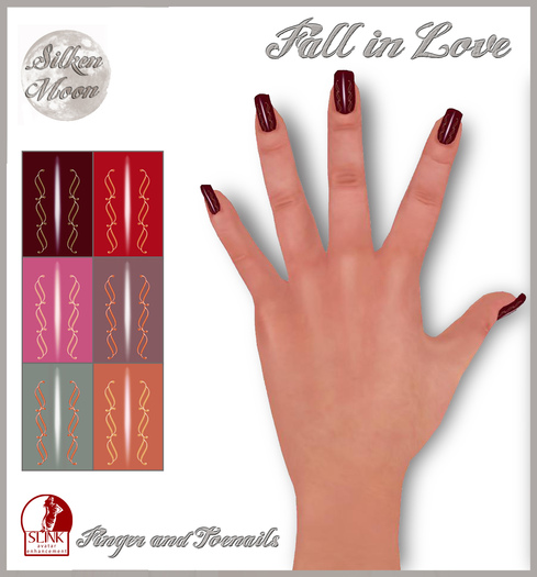 Silken Moon SLINK Finger/Toenails  Tartan