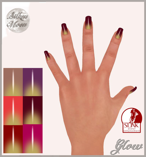 Silken Moon SLINK Finger/Toenails  Tartan