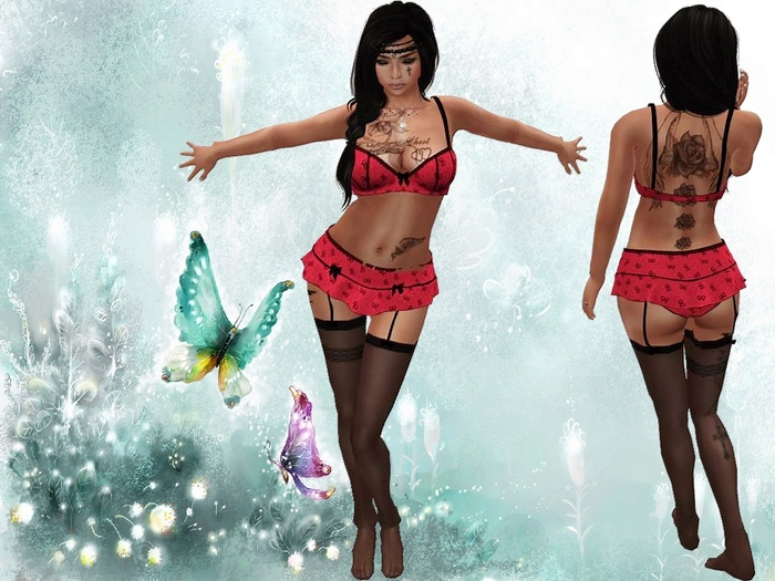Lingerie red