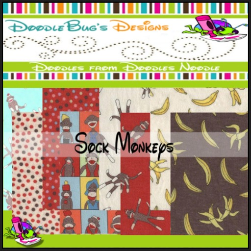 *-* Royal Pain *-* Sock Monkeys Textures Boxed
