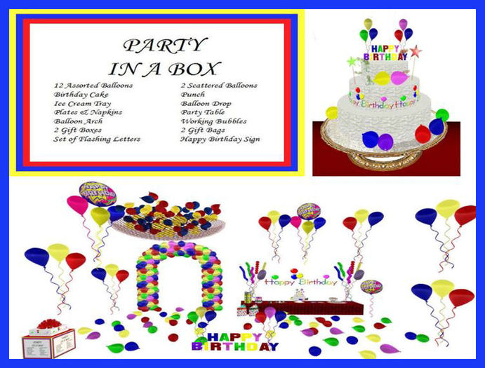 Complete Birthday Party In A Box