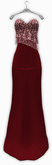 !Rebel Hope - Gwen Mesh Gown Red