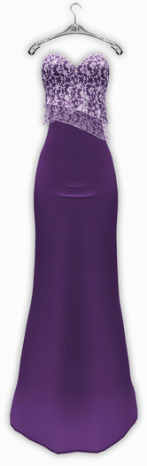 !Rebel Hope - Gwen Mesh Gown Purple