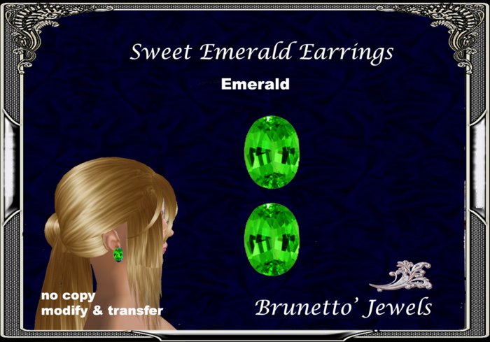 Sweet Emerald Earrings