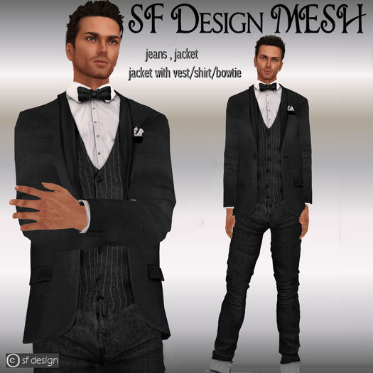 jeans suit design