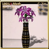 LW_ Vase of Lilies Deep Pink