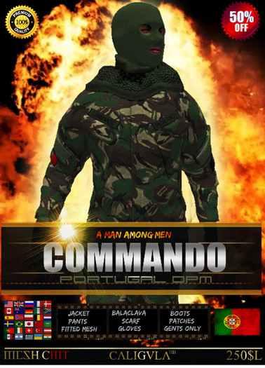 COMMANDO SUIT PORTUGAL DPM