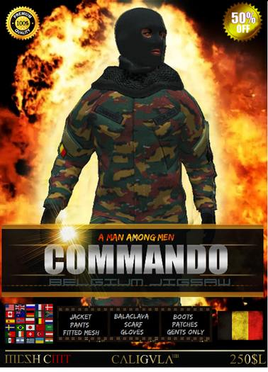 COMMANDO SUIT BELGIUM JIGSAW